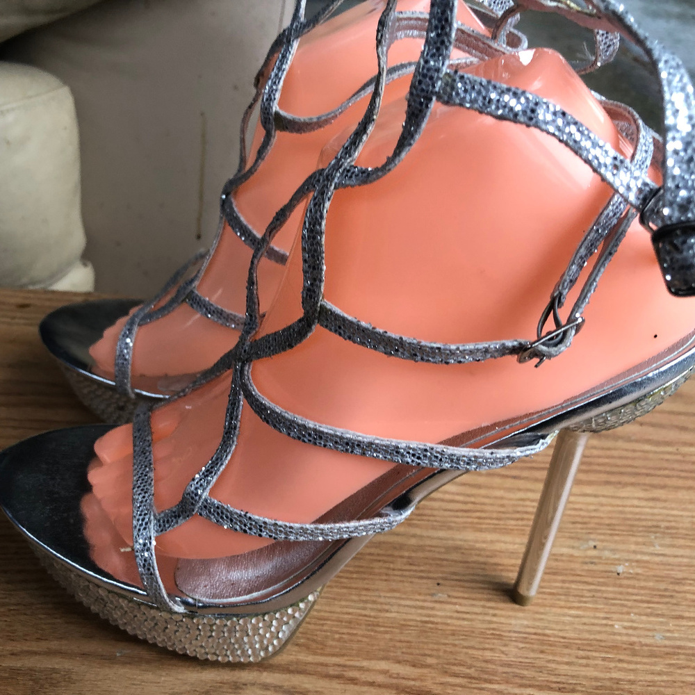 Celeste Women's Stiletto Rhinestones Sandals